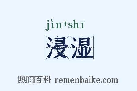 浸湿是什么意思的图片